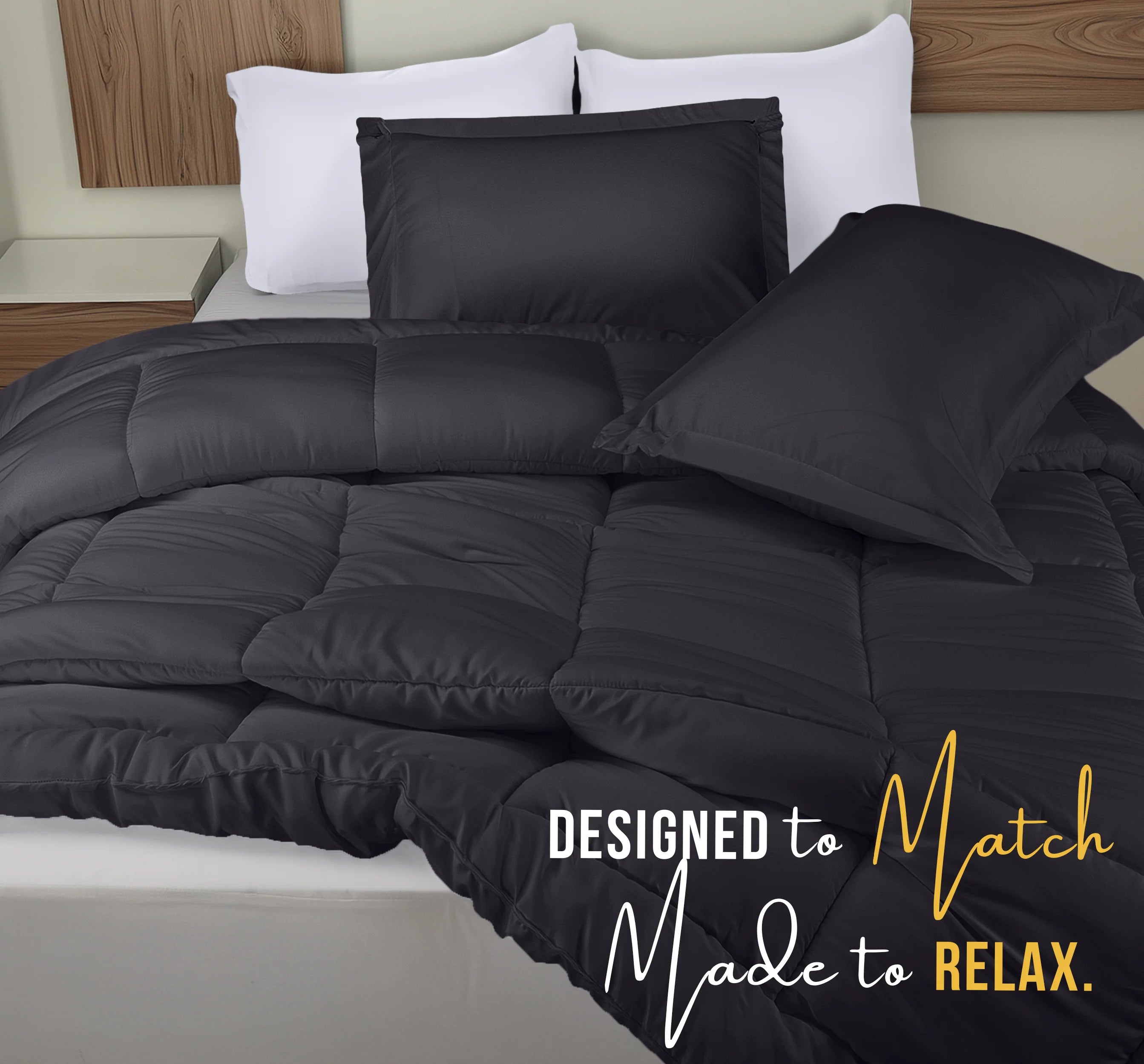 Premium All-Season Comforter Set (3-Piece)