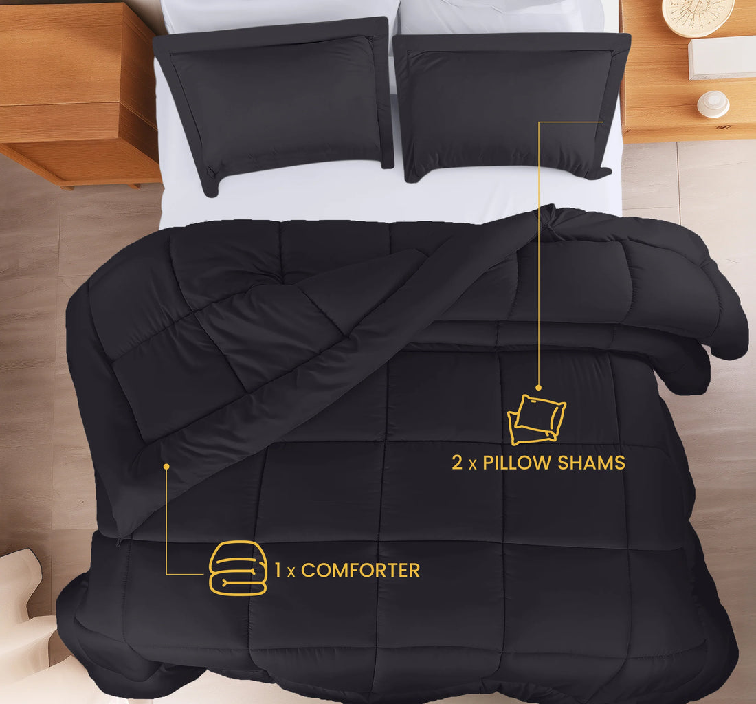 Premium All-Season Comforter Set (3-Piece)
