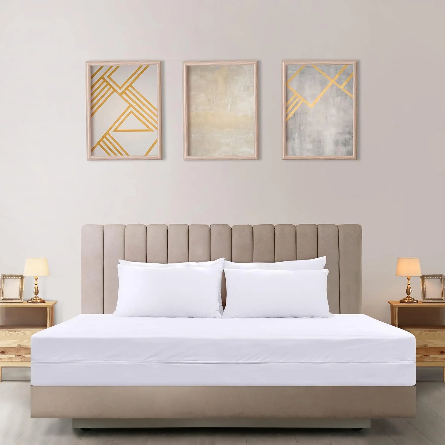 Premium Waterproof Zippered Mattress Encasement – 360° Protection, Soft & Breathable