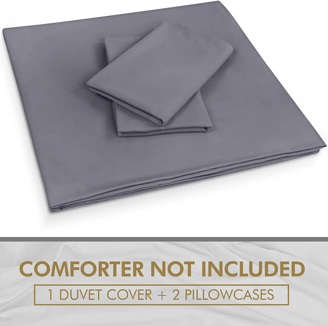 Premium Microfiber Duvet Cover Set (3-Piece)
