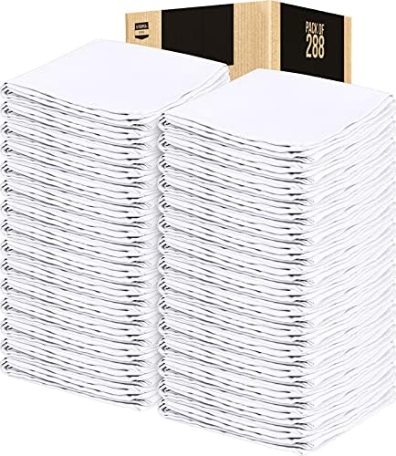 Premium Reusable White Cloth Napkins (Pack of 24)