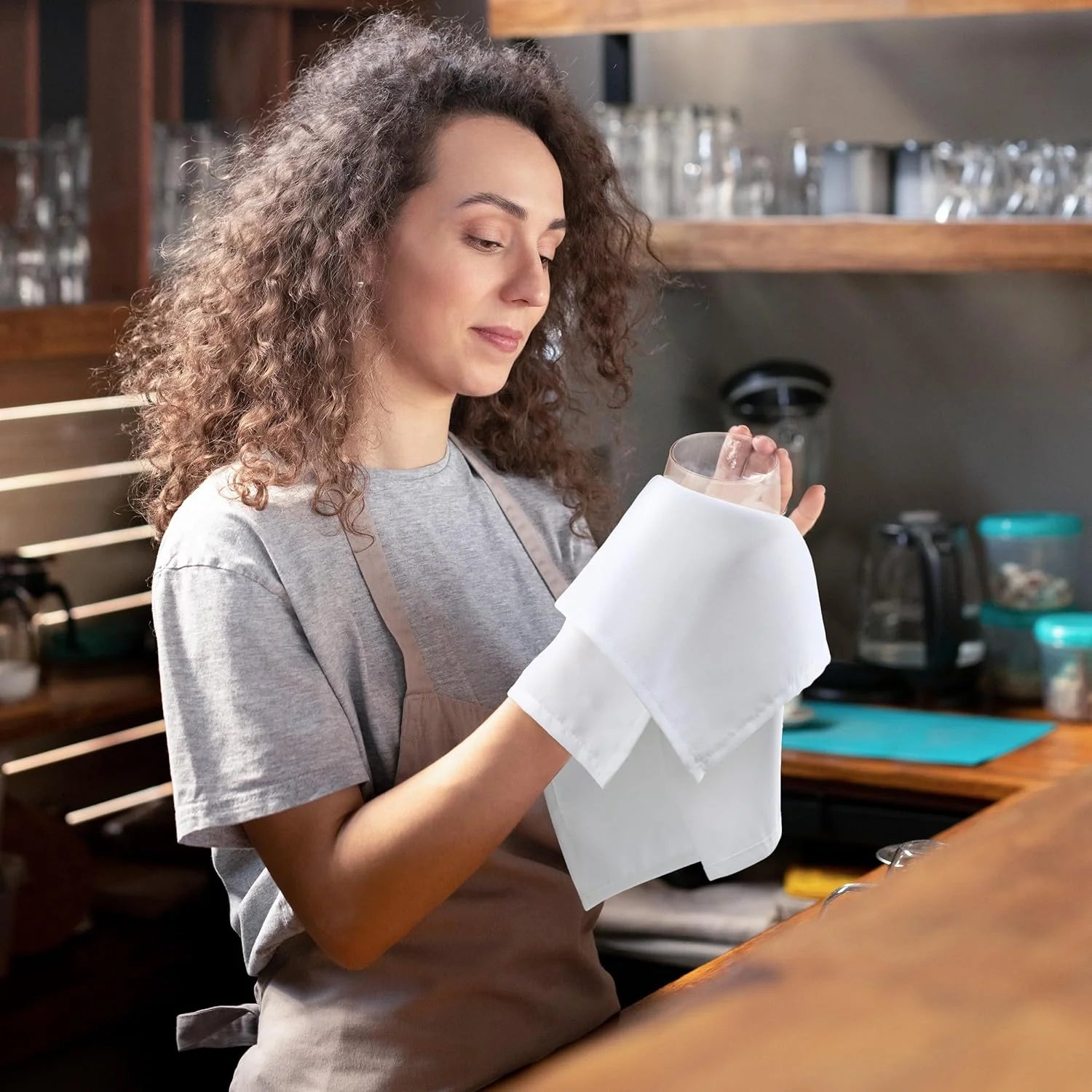 Premium Reusable White Cloth Napkins (Pack of 24)