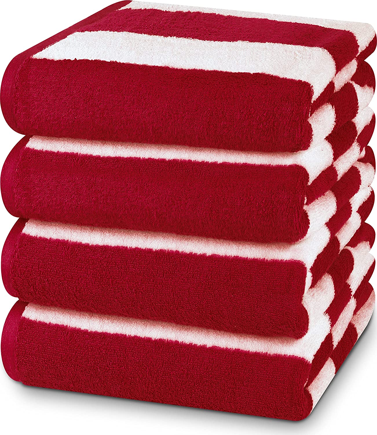 Premium Cabana Stripe Beach Towels – Extra Large, Soft & Highly Absorbent