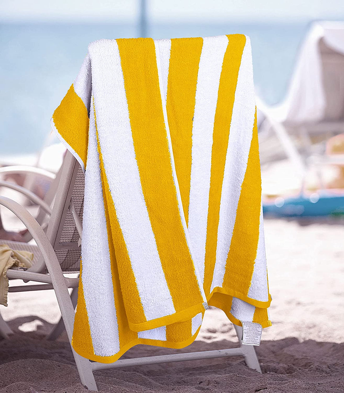 Premium Cabana Stripe Beach Towels – Extra Large, Soft & Highly Absorbent