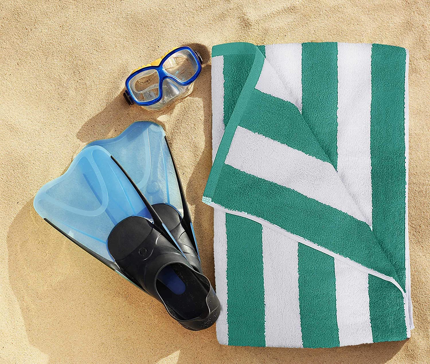 Premium Cabana Stripe Beach Towels – Extra Large, Soft & Highly Absorbent