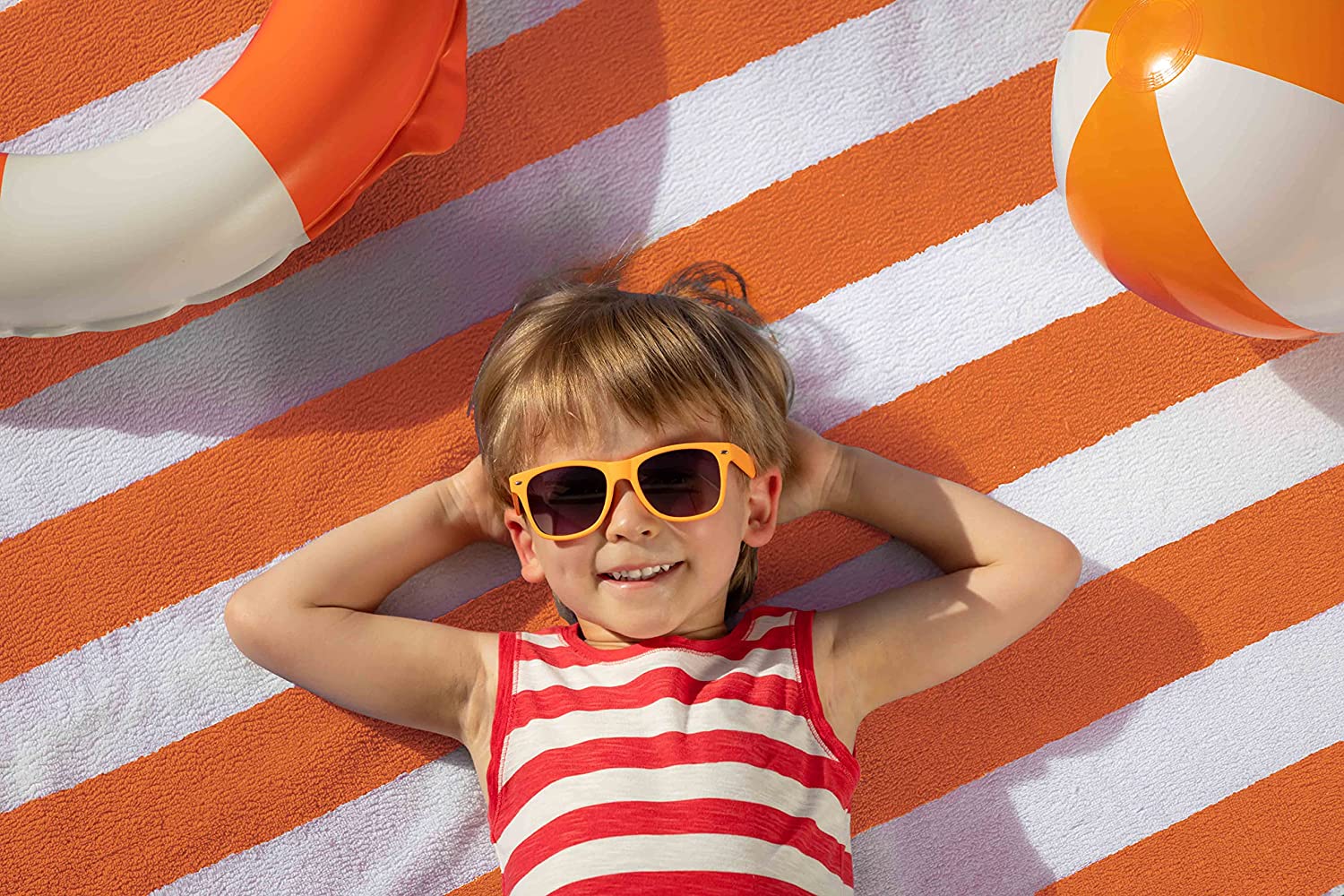 Premium Cabana Stripe Beach Towels – Extra Large, Soft & Highly Absorbent