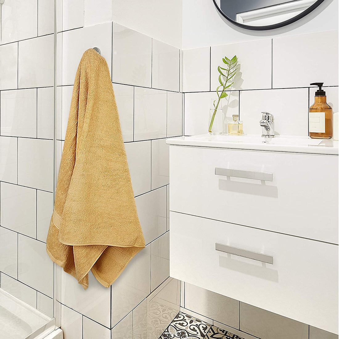 Premium Beige Cotton Bath Towels – Ultra Soft & Highly Absorbent