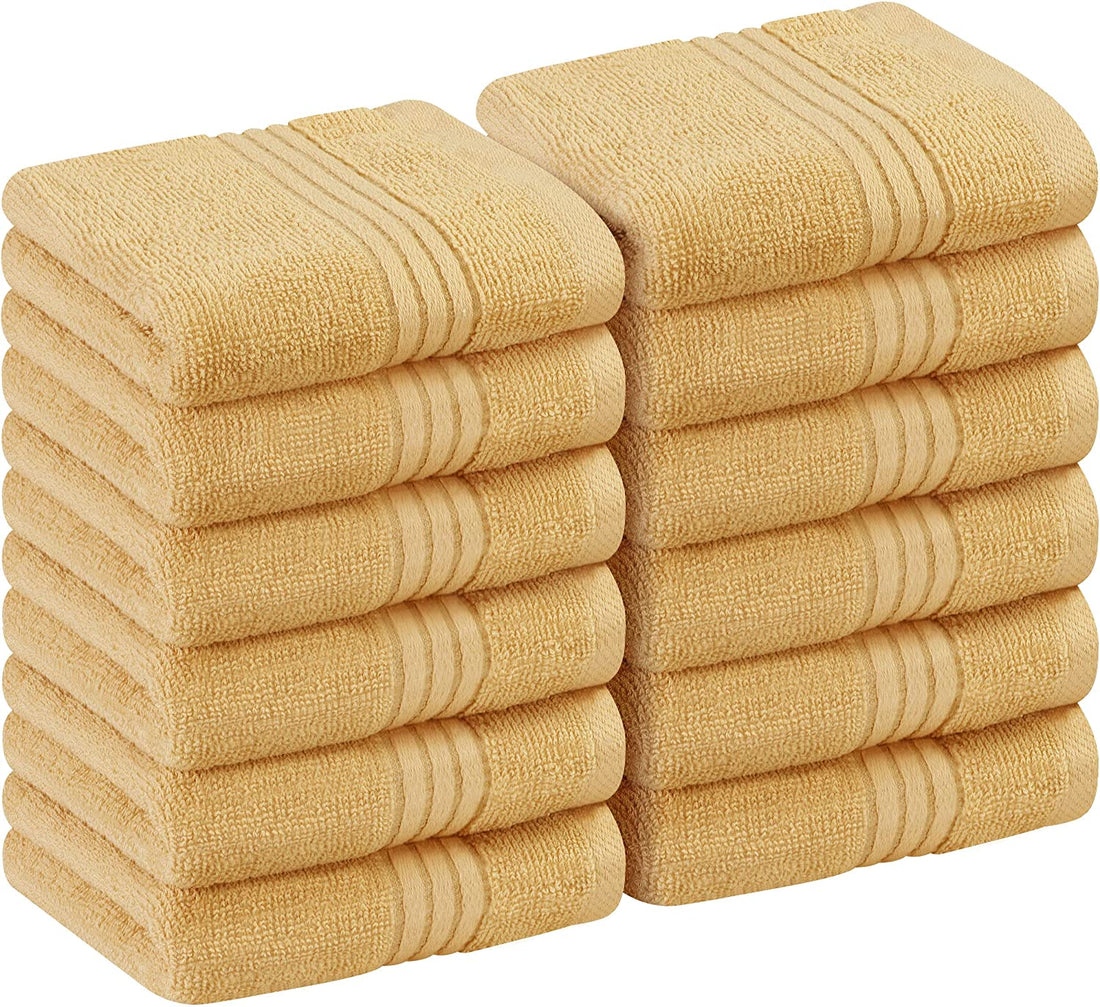 Ultra-Soft Premium White Washcloth Set – Highly Absorbent & Gentle on Skin