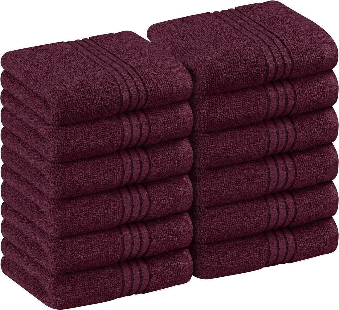 Ultra-Soft Premium White Washcloth Set – Highly Absorbent & Gentle on Skin