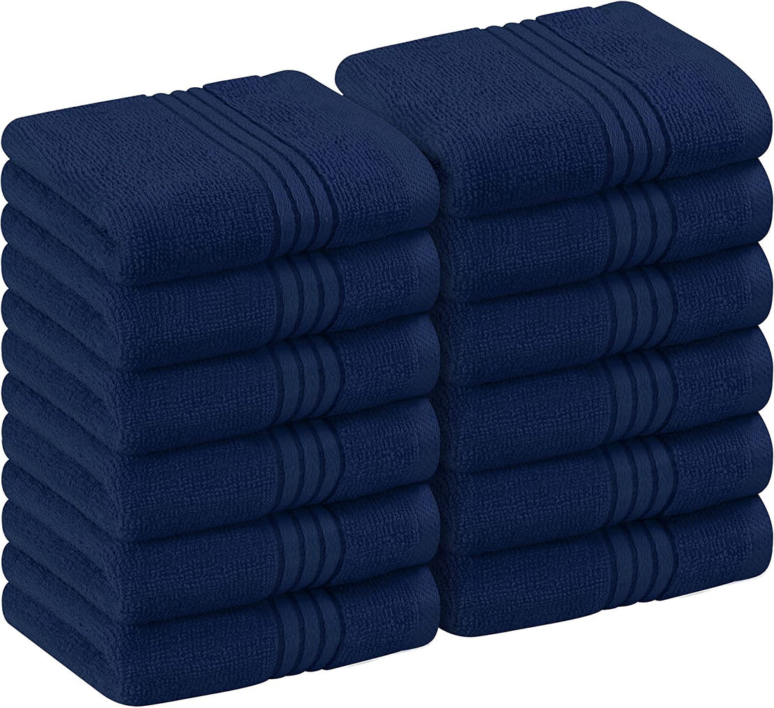 Ultra-Soft Premium White Washcloth Set – Highly Absorbent & Gentle on Skin