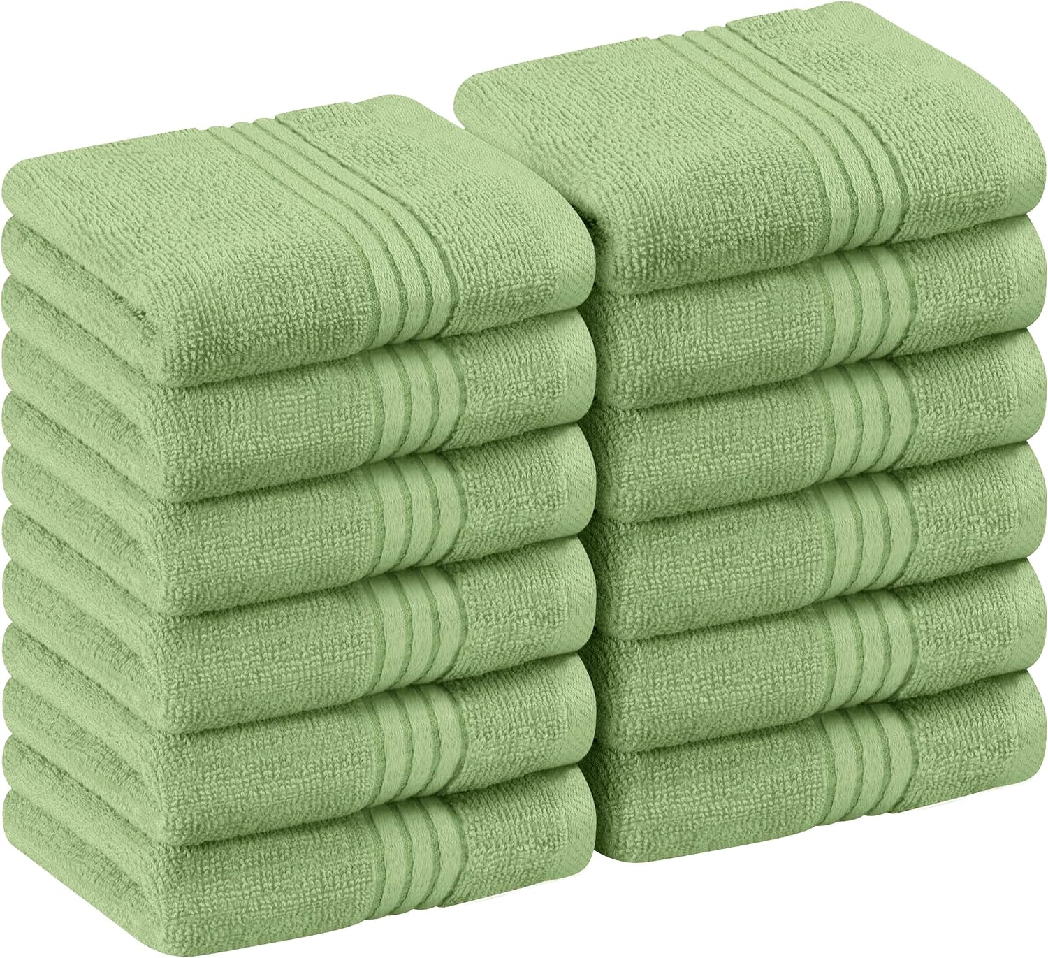 Ultra-Soft Premium White Washcloth Set – Highly Absorbent & Gentle on Skin