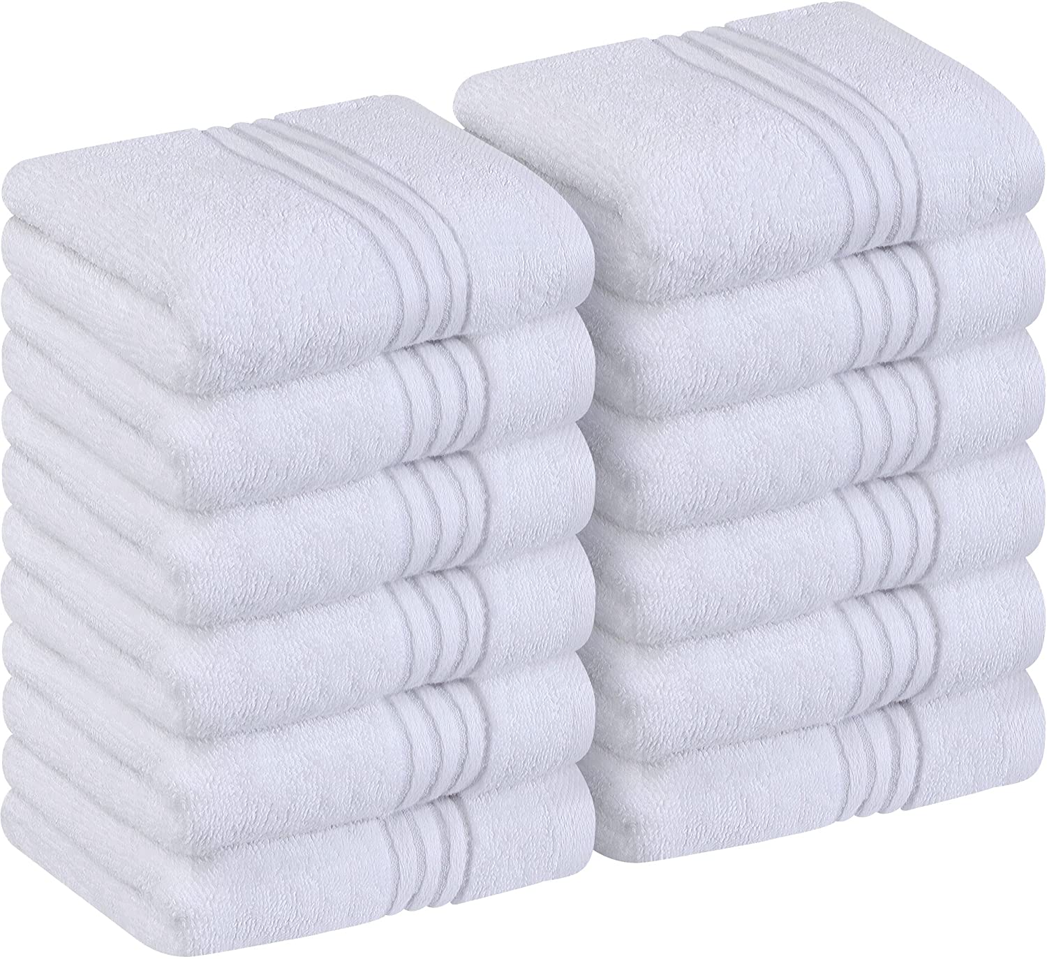 Ultra-Soft Premium White Washcloth Set – Highly Absorbent & Gentle on Skin