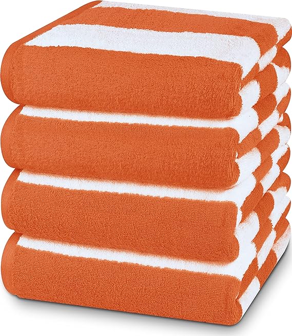 Premium Cabana Stripe Beach Towels – Extra Large, Soft & Highly Absorbent