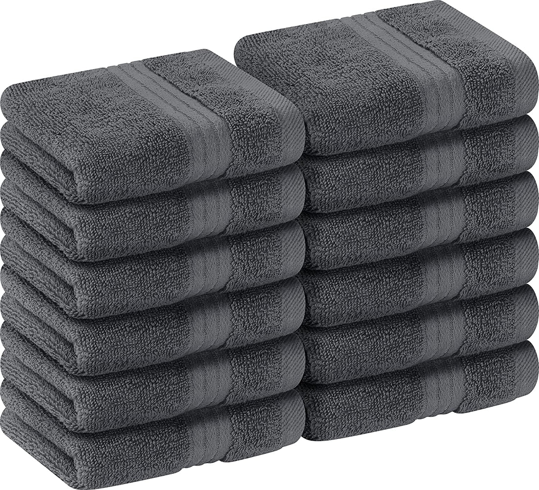Ultra-Soft Premium White Washcloth Set – Highly Absorbent & Gentle on Skin